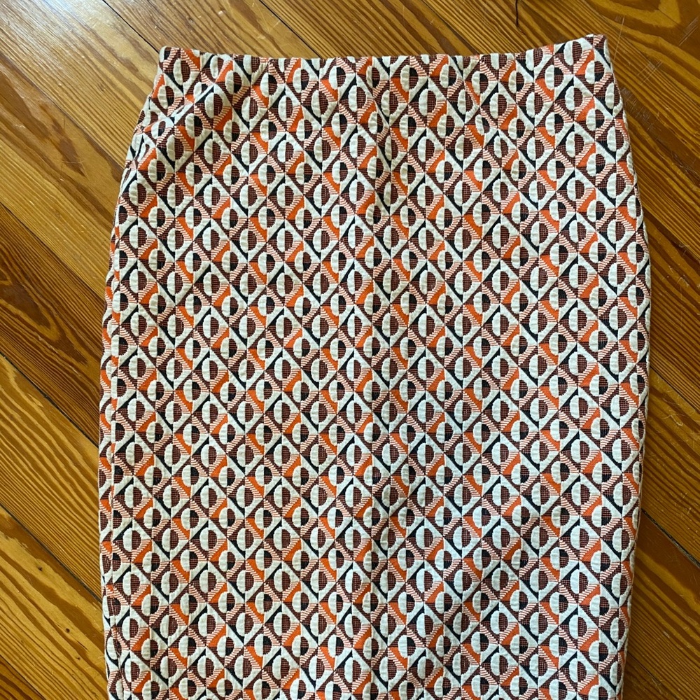 ZARA Pattern Pencil Skirt Size M